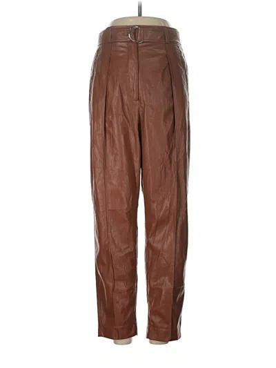 Pre-owned Babaton Casual Pants In Brown