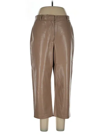 Pre-owned Babaton Casual Pants In Brown