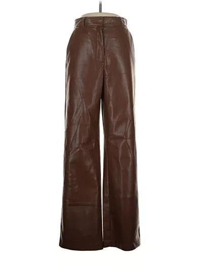 Pre-owned Babaton Casual Pants In Brown