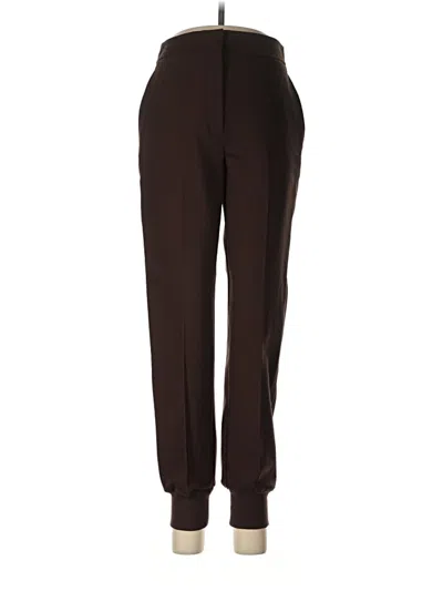 Pre-owned Babaton Casual Pants In Brown