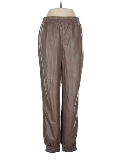 Pre-owned Babaton Casual Pants In Brown