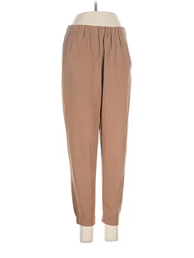 Pre-owned Babaton Casual Pants In Brown