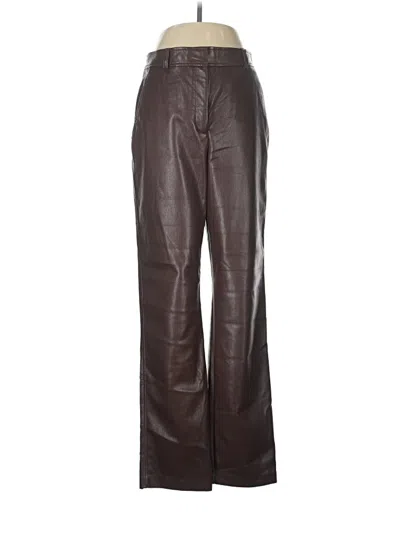 Pre-owned Babaton Casual Pants In Brown