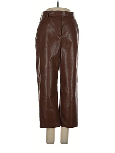 Pre-owned Babaton Casual Pants In Brown