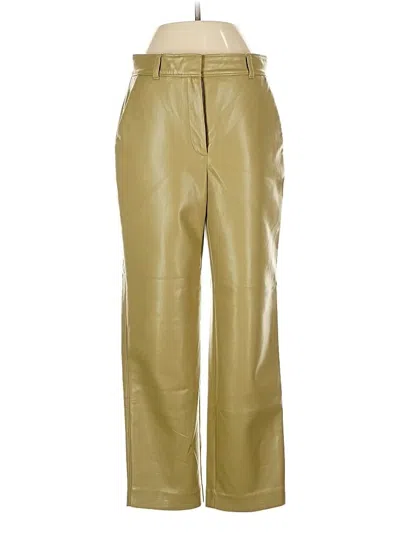 Pre-owned Babaton Casual Pants In Gold
