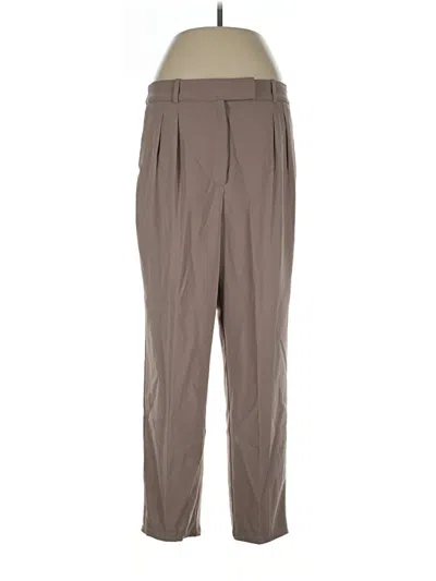 Pre-owned Babaton Casual Pants In Gray