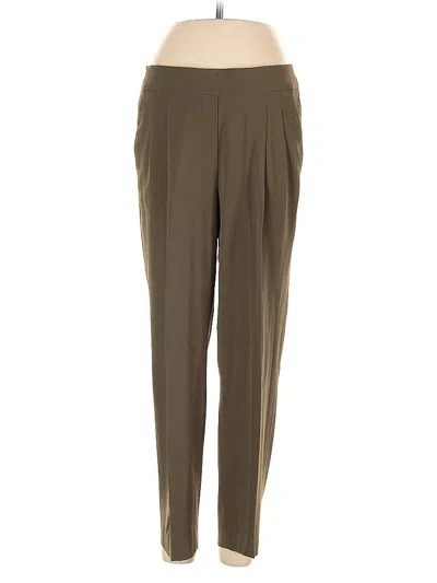 Pre-owned Babaton Casual Pants In Green