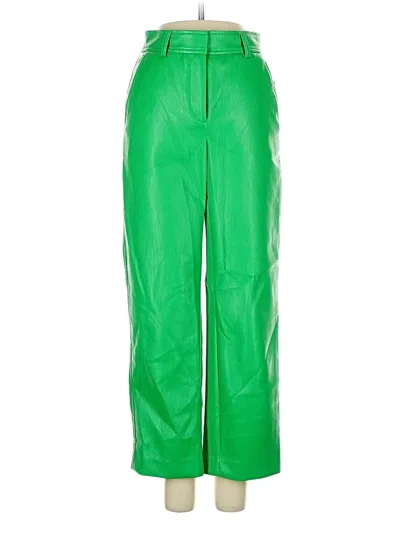 Pre-owned Babaton Casual Pants In Green