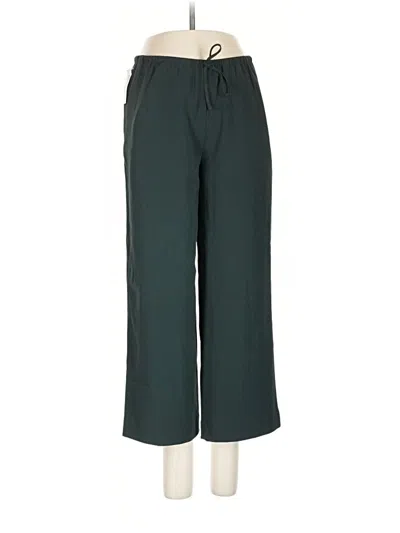 Pre-owned Babaton Casual Pants In Green