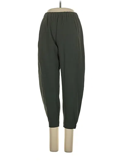 Pre-owned Babaton Casual Pants In Green
