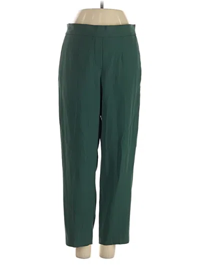 Pre-owned Babaton Casual Pants In Green