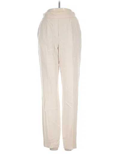 Pre-owned Babaton Casual Pants In Ivory