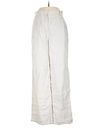 Pre-owned Babaton Casual Pants In Ivory