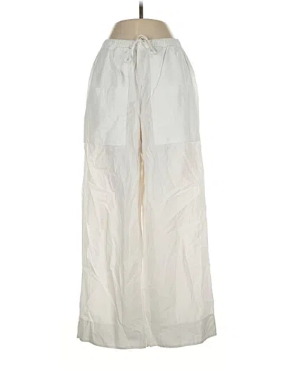 Pre-owned Babaton Casual Pants In Ivory