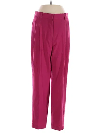 Pre-owned Babaton Casual Pants In Pink