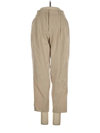 Pre-owned Babaton Casual Pants In Tan