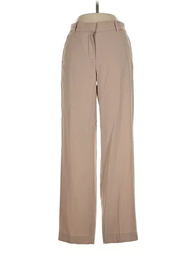 Pre-owned Babaton Casual Pants In Tan
