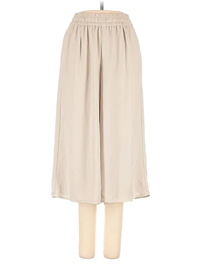 Pre-owned Babaton Casual Pants In Tan