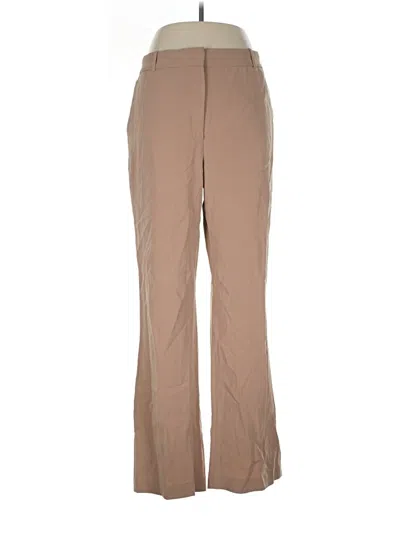 Pre-owned Babaton Casual Pants In Tan