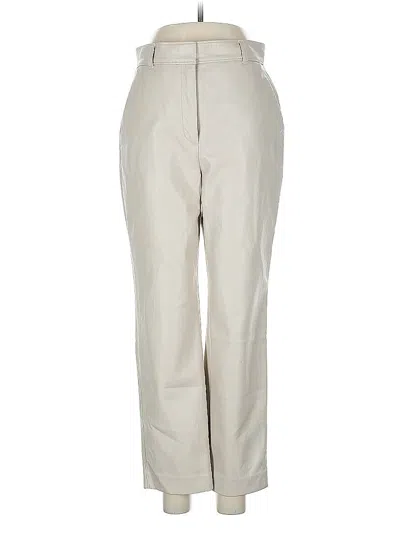 Pre-owned Babaton Casual Pants In White