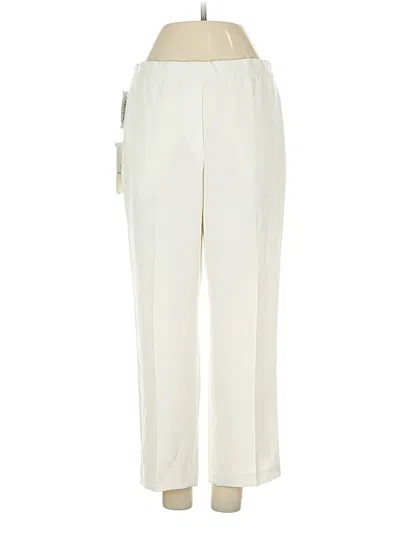 Pre-owned Babaton Casual Pants In White