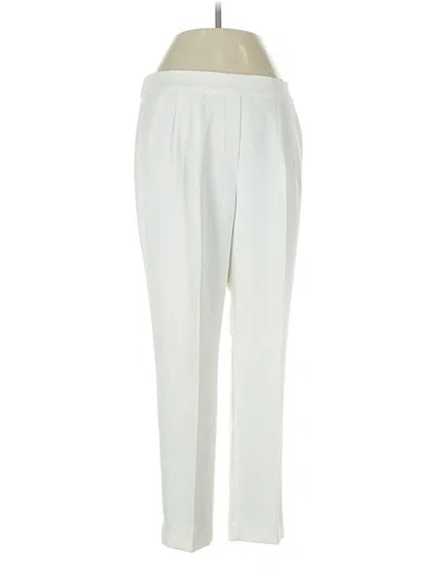 Pre-owned Babaton Casual Pants In White