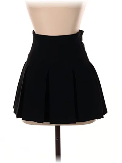Pre-owned Babaton Casual Skirt In Black