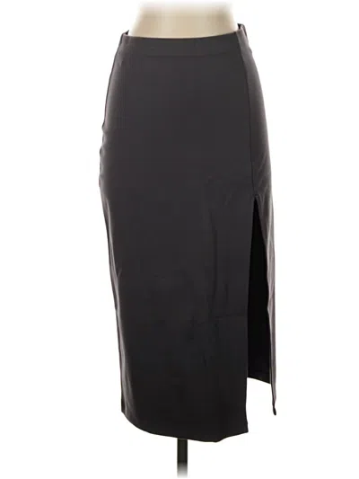 Pre-owned Babaton Casual Skirt In Black