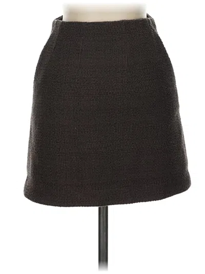 Pre-owned Babaton Casual Skirt In Black