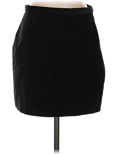 Pre-owned Babaton Casual Skirt In Black