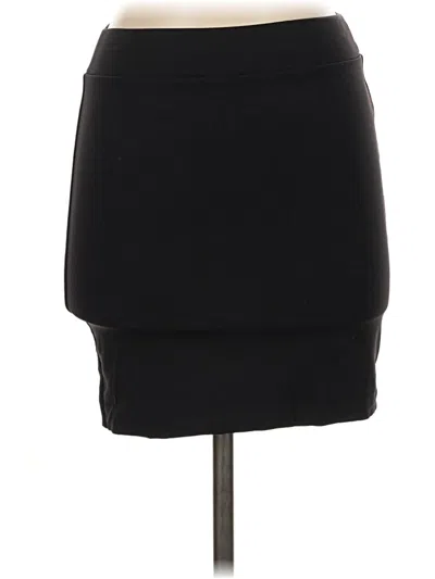Pre-owned Babaton Casual Skirt In Black