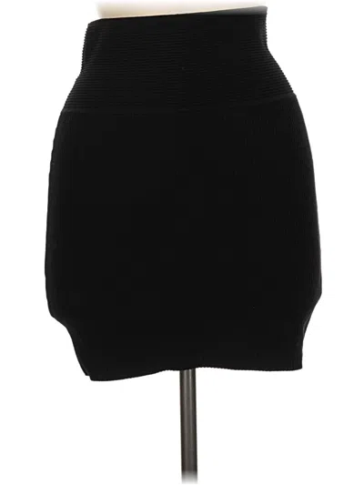 Pre-owned Babaton Casual Skirt In Black