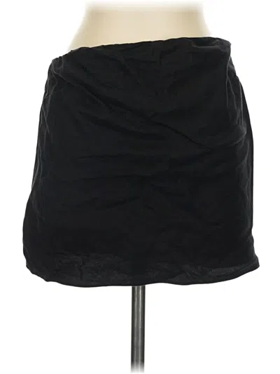 Pre-owned Babaton Casual Skirt In Black