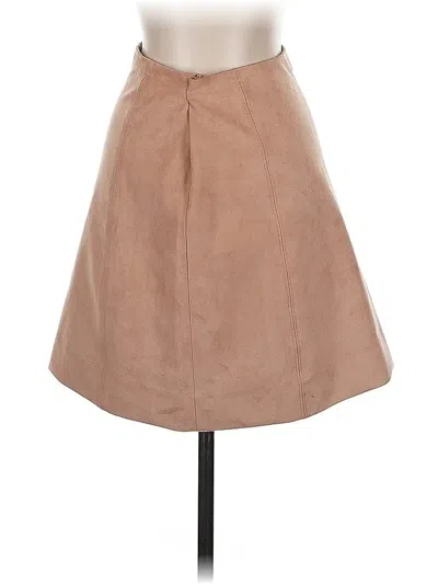 Pre-owned Babaton Casual Skirt In Brown