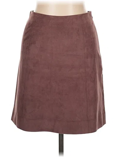 Pre-owned Babaton Casual Skirt In Brown