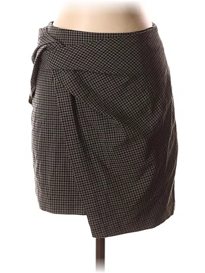 Pre-owned Babaton Casual Skirt In Brown