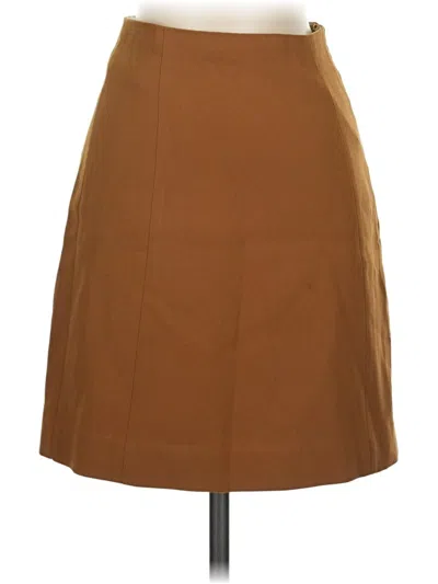 Pre-owned Babaton Casual Skirt In Brown