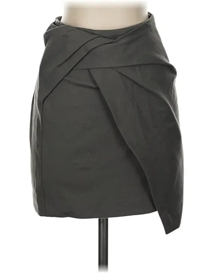 Pre-owned Babaton Casual Skirt In Gray