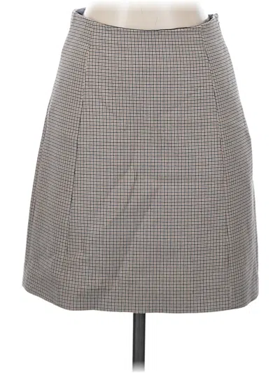 Pre-owned Babaton Casual Skirt In Gray