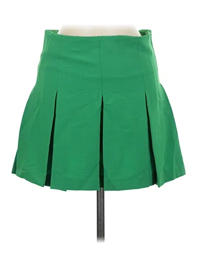 Pre-owned Babaton Casual Skirt In Green