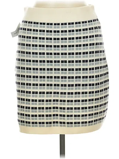 Pre-owned Babaton Casual Skirt In Ivory