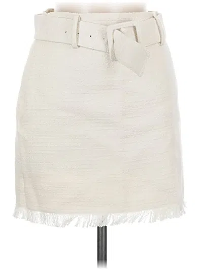 Pre-owned Babaton Casual Skirt In Ivory