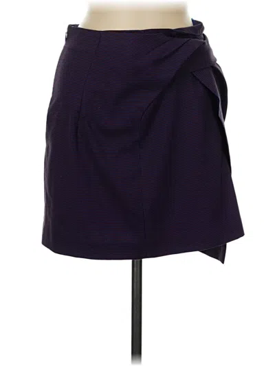Pre-owned Babaton Casual Skirt In Purple