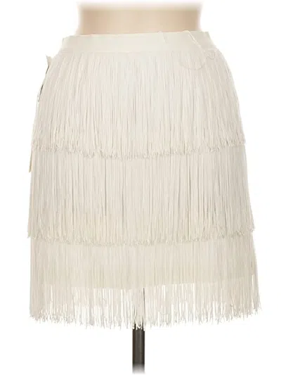 Babaton Casual Skirt In White