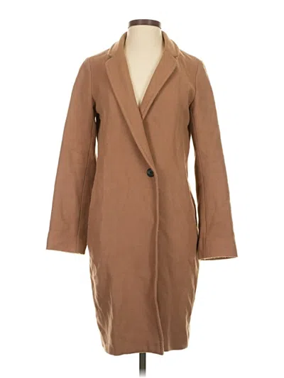 Pre-owned Babaton Coat In Brown