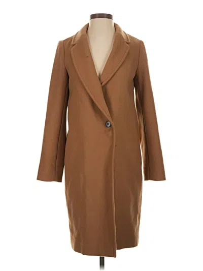 Pre-owned Babaton Coat In Brown