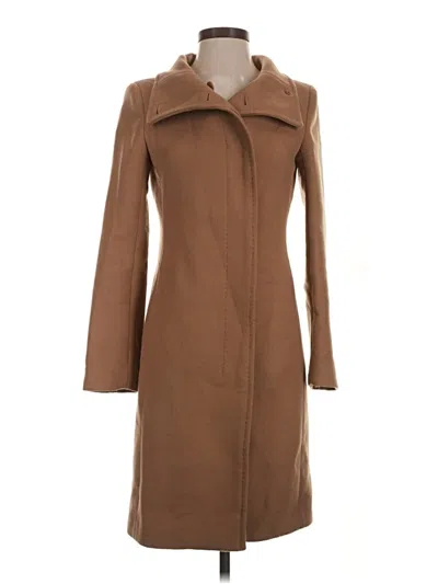 Pre-owned Babaton Coat In Brown