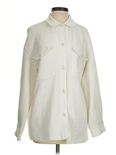 Pre-owned Babaton Coat In Ivory