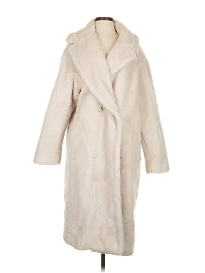 Pre-owned Babaton Coat In Ivory