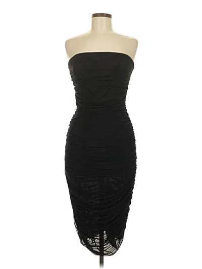 Pre-owned Babaton Cocktail Dress In Black